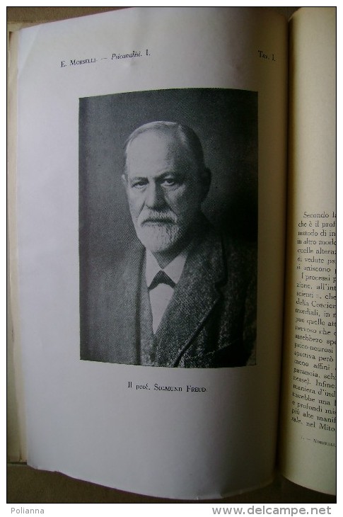 PCJ/20 Enrico Morselli LA PSICANALISI 2 Vol. Ed.Bocca 1942 - Médecine, Psychologie