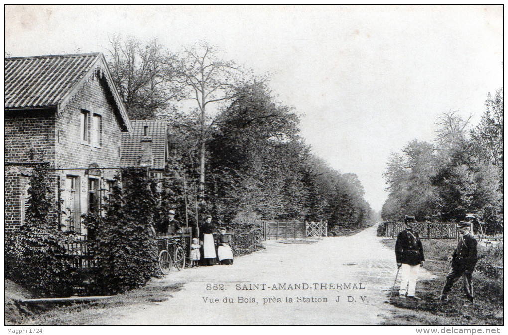 Cpa Saint Amand  Thermal Vue Du Bois Pres La Station  59 - Saint Amand Les Eaux