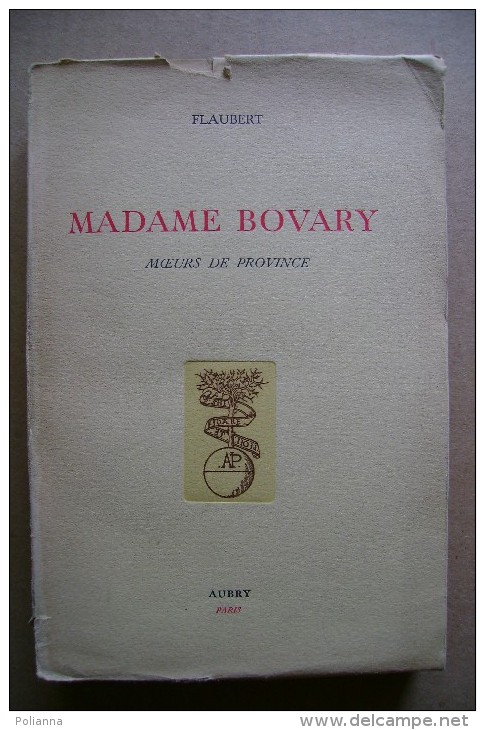 PCJ/41 Flaubert MADAME BOVARY Aubry 1945 - Romantik