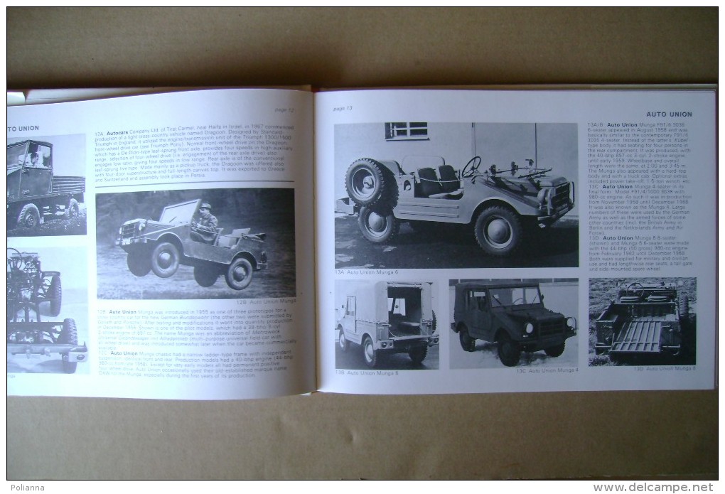 PCJ/48 CROSS-COUNTRY CARS From 1945 Frederick Warne & Co 1975 /mezzi Militari/Jeep - Engines