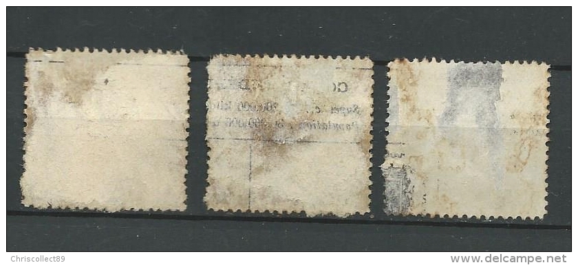 3 Timbres Congo Belge 1923  : - Neufs