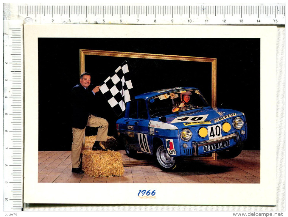 RENAULT  SPORT - 1966 - La  R8  GORDINI  Et  Alain  Bertaut -  Création De La Coupe  Gordini - Rally Racing