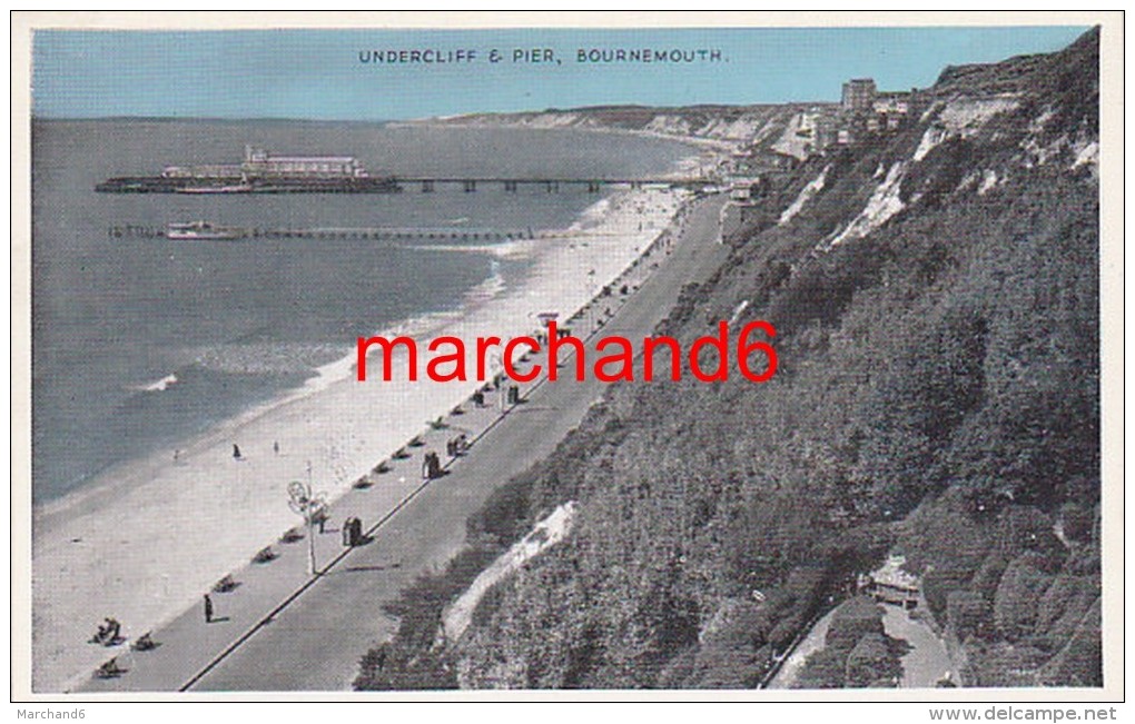 Royaume Uni Undercliff & Pier Bournemouth éditeur Etw Dennis - Bournemouth (avant 1972)