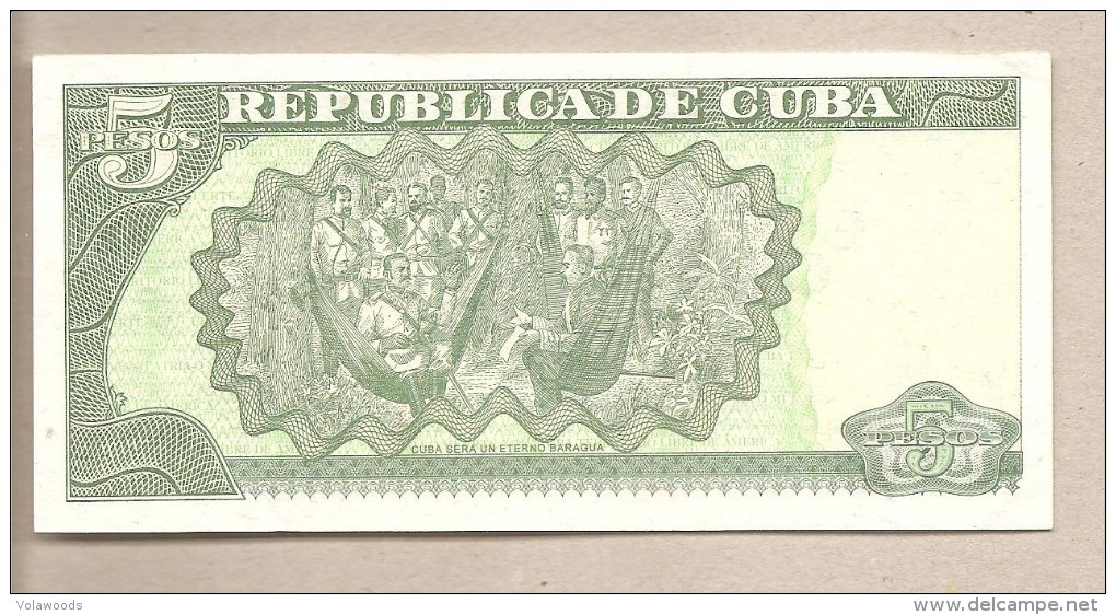 Cuba - Banconota Non Circolata Da 5 Pesos - 1997 - Cuba