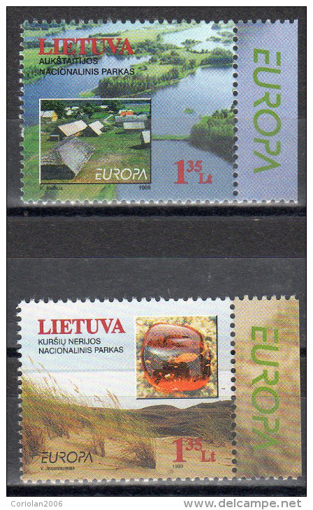 Lituania 1999 / EUROPA / Set 2 Val - 1999