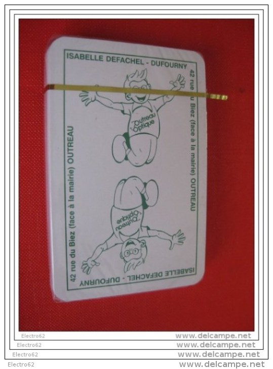 Carte à Jouer 32 Cartes  Publicitaire Outreau Optique - Cartes à Jouer Classiques