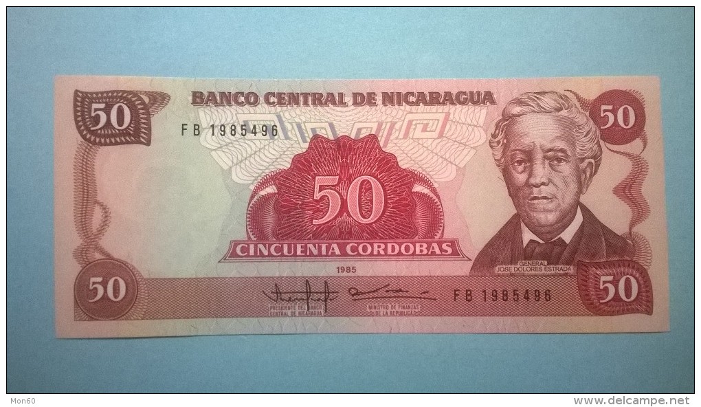 NICARAGUA. 50 CORDOBAS. 1985. FDS - Altri – America