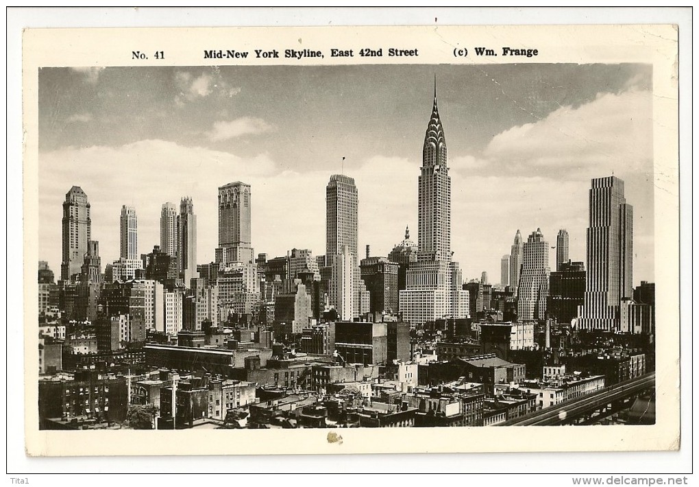 S1319 - N°41 - Mid- New York Skyline, East 42nd Street - Viste Panoramiche, Panorama