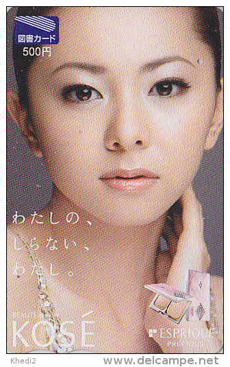 Carte Japon - Femme & Publicité COSMETIQUE KOSE - GIRL & COSMETICS Japan Card - FRAU & Kosmetik - Parfum Perfume 572 - Perfume