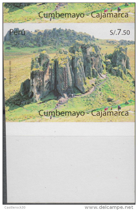 O) 2009 PERU, ERROR IMPERFORATE, CUMBEMAYO-ARCHEOLOGY SITE, CAJAMARCA,  MNH - Peru