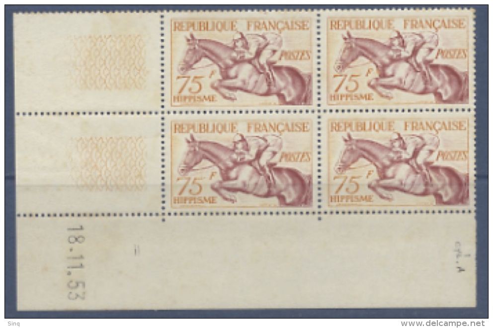 N° 965 Jeux Olympiques D´Helsinki Hippisme Date 18-11-53 - 1950-1959