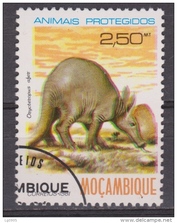 Mozambique, Mocambique Used; Miereneter, Fourmilier, Ant-eater, Oso Hormiguero - Autres & Non Classés