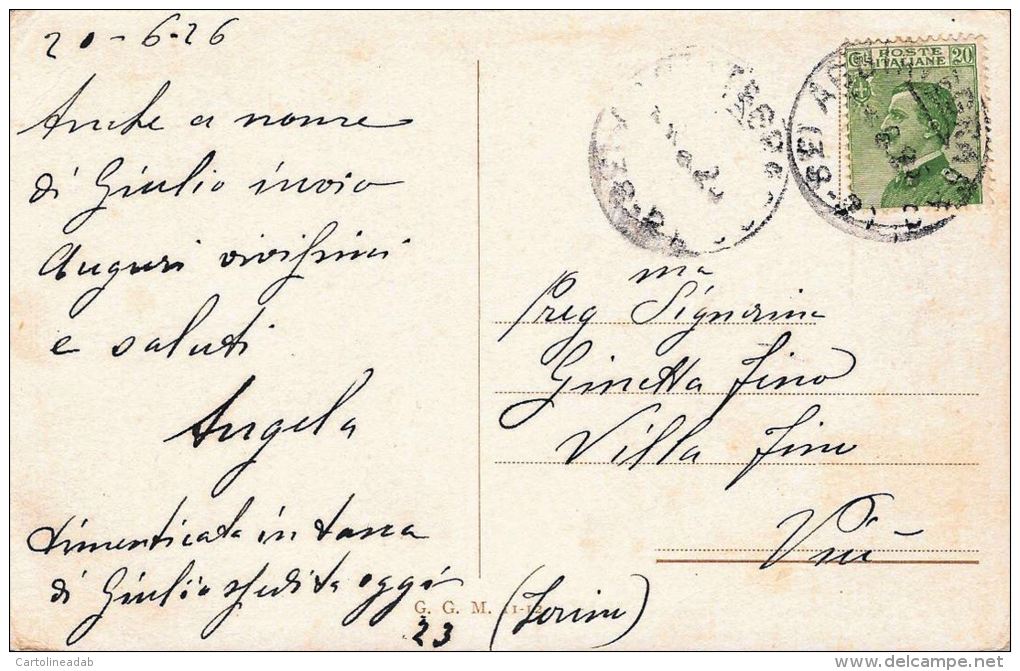 [DC5733] CARTOLINA - E. SPREAFICO - LAVORO D'AUTUNNO - Viaggiata 1926 - Old Postcard - Pittura & Quadri