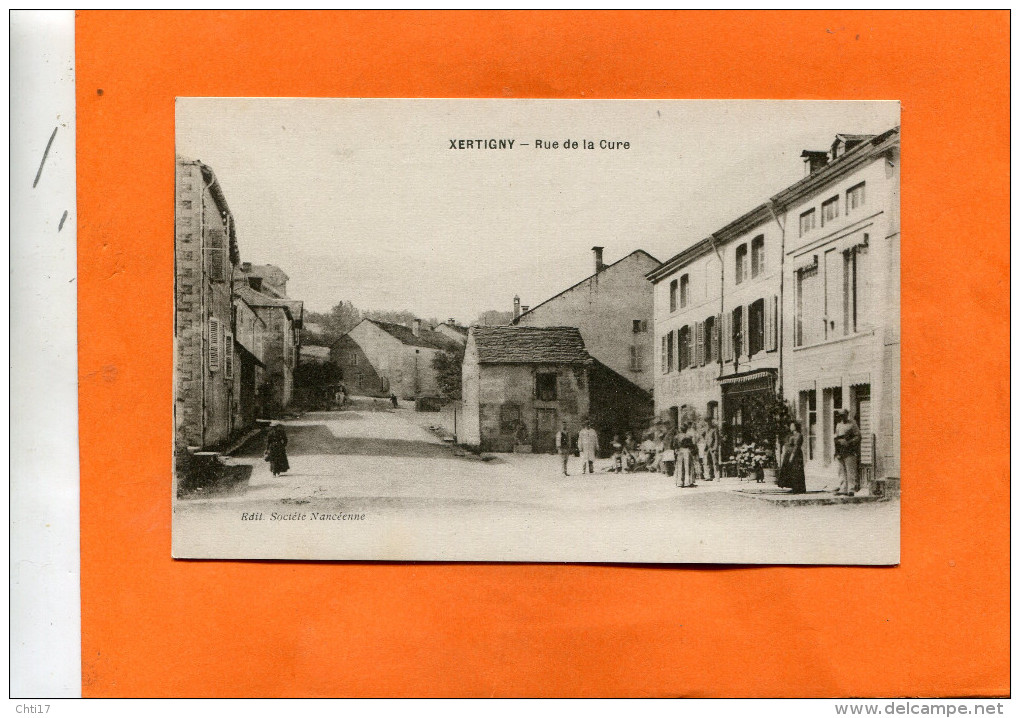 XERTIGNY   1915  RUE DE LA CURE   EDIT   CIRC   OUI - Xertigny