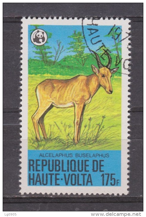 Haute Volta Used ; Antiloop, Antilope, Antelope Used , WWF, WNF - Usados