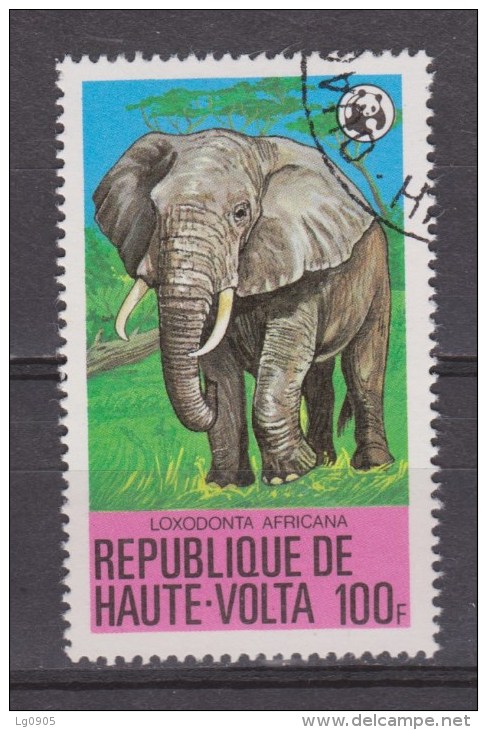 Haute Volta Used; Olifant, Elephant, Elefante, WNF, WWF - Gebruikt