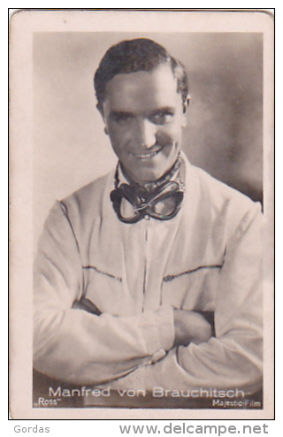 Germany - Manfred Von Brauchitsch - Reenfahrer - Automobilreenfahrer - Autosportler - Race Car Driver - Photo 45x70mm - Rallyes