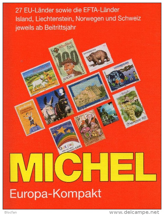 Michel Europa Kompakt Katalog Ab 1956 Mit BRD Neu 69€ In 31 EU-/EFTA-Land A B BG CH CZ D E F FL GB HU I N M P PL RO S SF - Kataloge