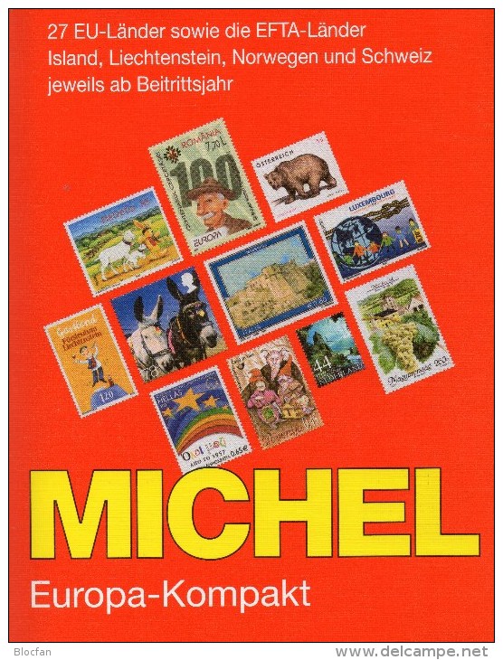 Michel Europa Kompakt Katalog Ab 1956 Mit BRD Neu 69€ In 31 EU-/EFTA-Land A B BG CH CZ D E F FL GB HU I N M P PL RO S SF - Catalogues