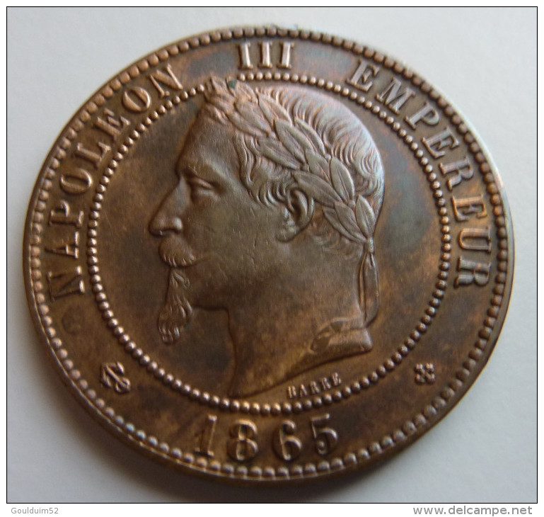 10 Centimes 1865 BB - Sonstige & Ohne Zuordnung
