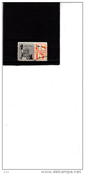 STATI  UNITI  1959-61 - Yvert  A58° - Air Mail - 2a. 1941-1960 Usados