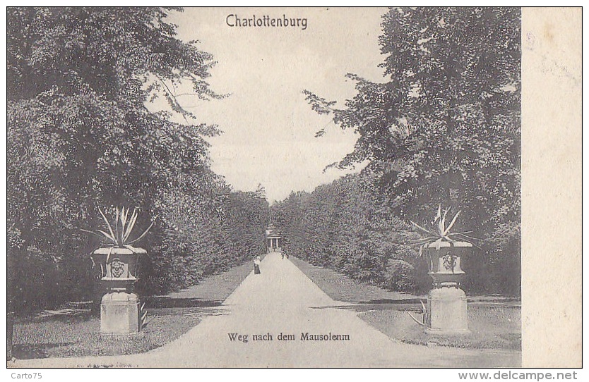 Allemagne - Berlin - Charlottenburg - Weg Ach Dem Mausolenm - Précurseur Postmarked 1905 - Charlottenburg