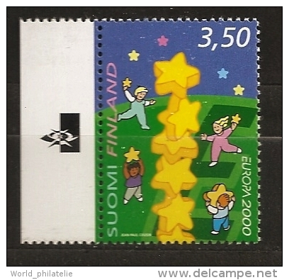 Finlande Finland 2000 N° 1497 ** Europa, Colonne, Enfants, Etoiles, Pièce De Monnaie, Euro, Jeux, Emission Conjointe - Nuovi