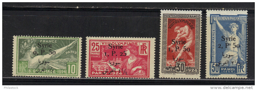 SYRIE N° 149 à 152 * - Unused Stamps