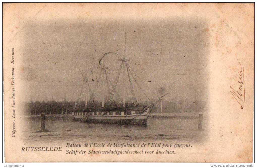 Ruiselede  1 CPA Schip Der Staatsweldadigheidsschool Voor Knechten  1902 - Ruiselede