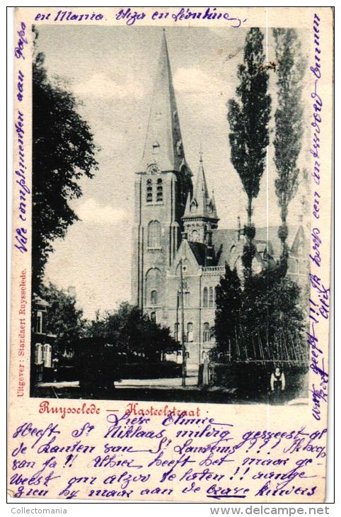 Ruiselede   3 CPA Molen  Villa Antoinette   Kasteelstraat   1905 - Ruiselede