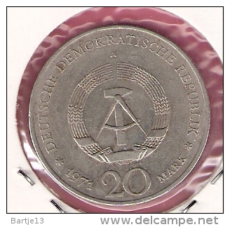 DUITSLAND DDR 20 MARK 1971A - Andere & Zonder Classificatie