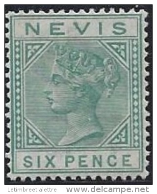 ⭐ Nevis - Fiscal - N° 27 * - Neuf Avec Charnière ⭐ - St.Christopher-Nevis-Anguilla (...-1980)