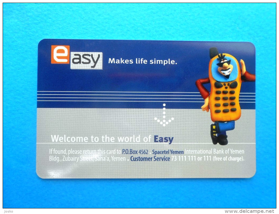 EASY - Makes Life Simple ( Yemen Card ) - Andere - Azië