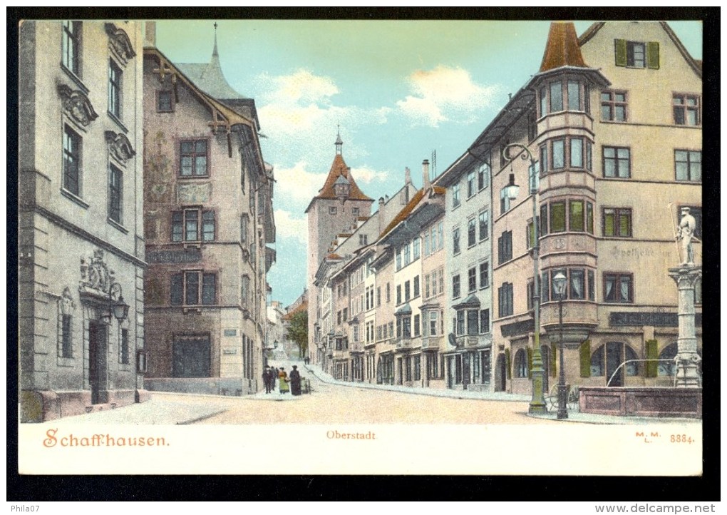 Schaffhausen Oberstadt - M.M. 8884  -------- Old Postcard Not Traveled - Autres & Non Classés