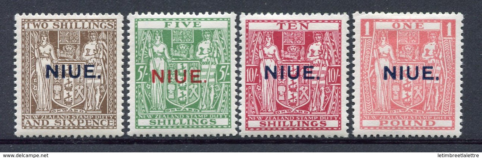 Niue - N° 38 à 41 * - Neuf Avec Charnière - RARE - Niue