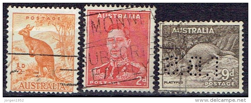 AUSTRALIEN # STAMPS FROM YEAR 1937 - Oblitérés