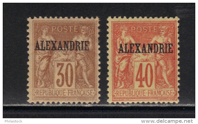 ALEXANDRIE N° 12 & 13  * - Ungebraucht