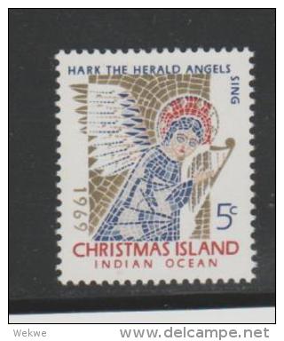 CH-IsMi.Nr.32/ CHRISTMAS ISLAND -  Engel (angel) 1969 ** - Christmas Island