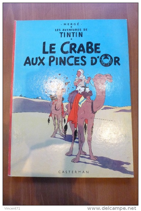 HERGE - TINTIN - LE CRABE AUX PINCES D'OR - 1966 - Hergé