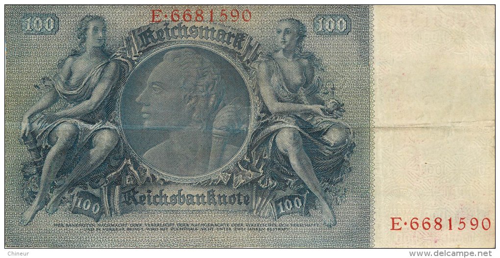 BILLET DE 100 REICHSMARK 24 JUIN 1935 SERIE E - 100 Reichsmark