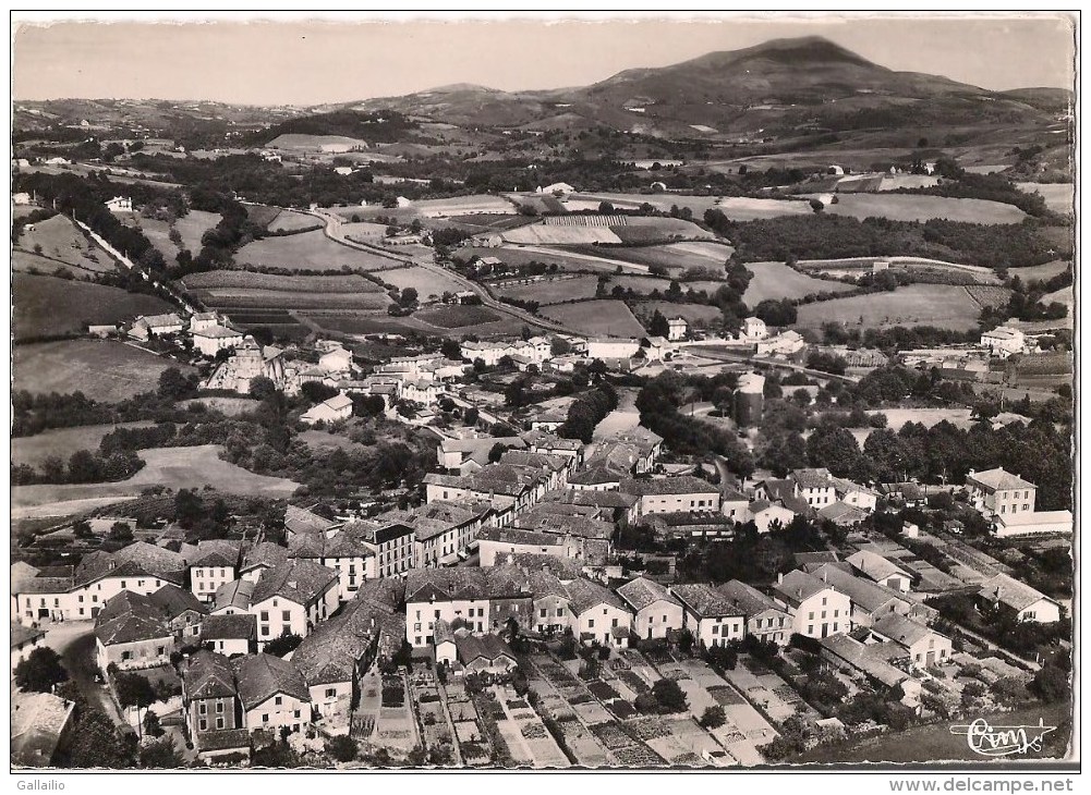 ESPELETTE VUE GENERALE AERIENNE VERS CAMBO CPSM NO 19652 A - Espelette