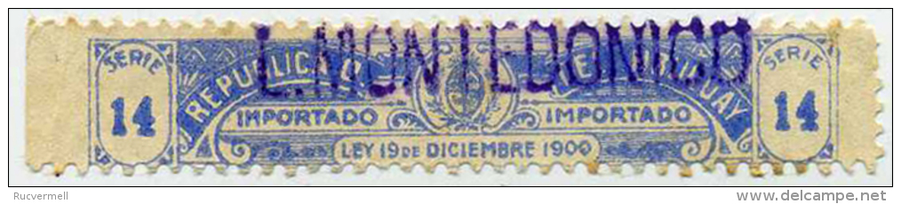 URUGUAY Revenues, Fiscaux Fiscales, Impuesto Sobre Consumo, 3 Cent.1900 - Uruguay