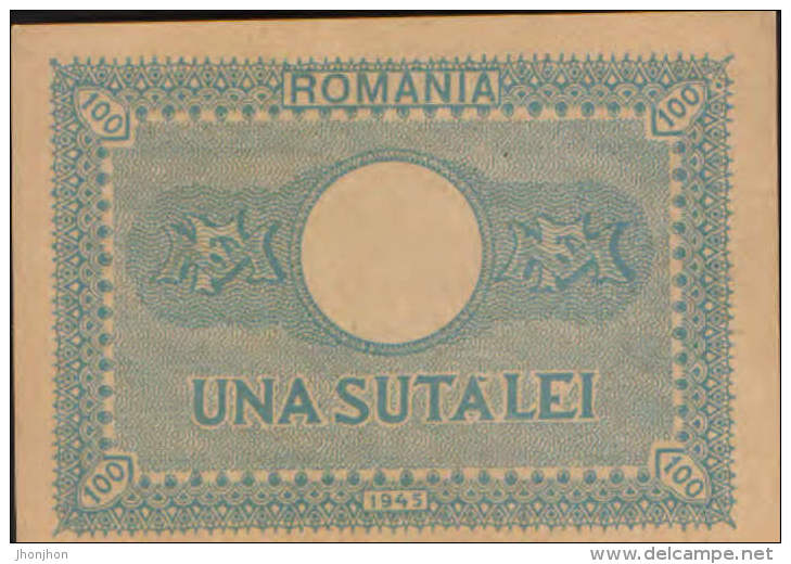 Romania - Banknote 100 Lei  1945 , Uncirculated - 2/scans - Rumänien