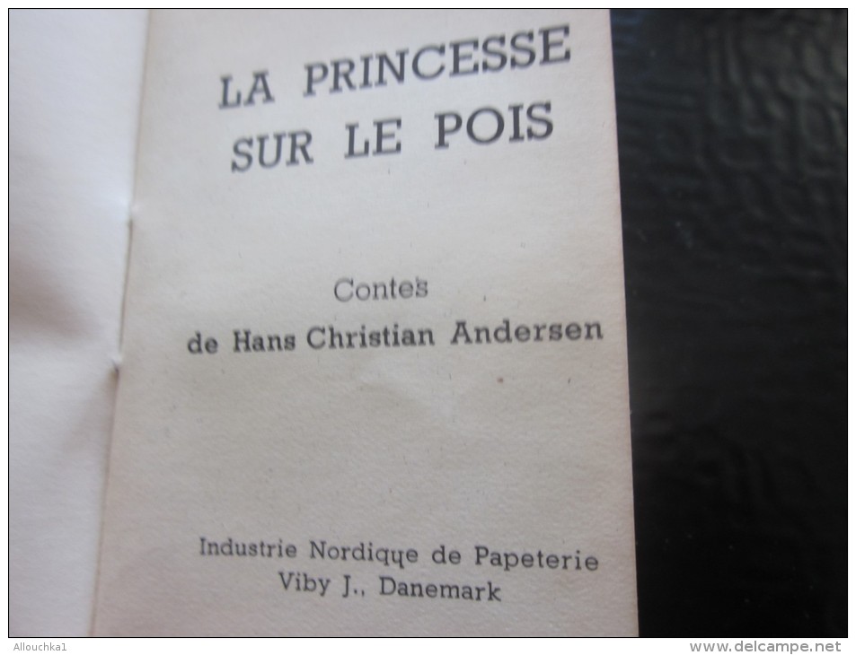 Petit Livre"Les Contes D´Andersen"Hans Christian Andersen"la Princesse Sur Le Pois" Illustrations En Chromo >> Vintage - Cuentos