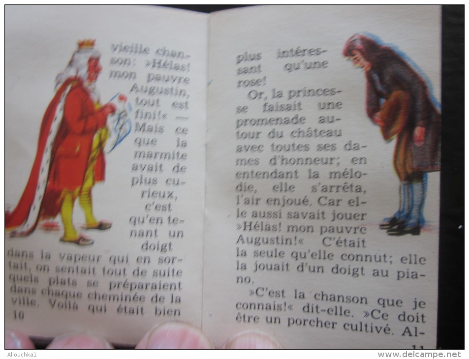 Petit Livre"Les Contes D'Andersen"Hans Christian Andersen"le Petit Porcher " Illustrations En Chromo &gt;&gt; Vintage - Contes