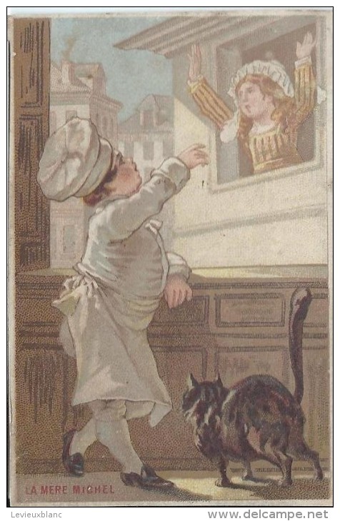 A La Parisienne/ Confection Pour Dames / La Mére Michel/ Fbg Montmartre/Paris/ Chéret/18 Rue Brunet/Vers 1875   IM725 - Otros & Sin Clasificación