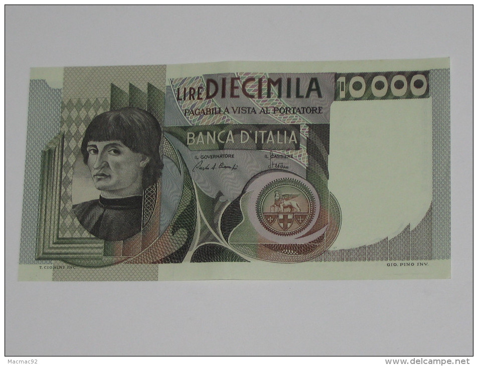 10 000 LIRE - Diecimila - ITALIE  - Banca D´Italia 1976-1984 **** EN ACHAT IMMEDIAT **** Superbe état !!! - [ 9] Colecciones