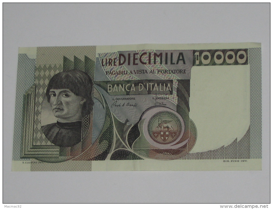 10 000 LIRE - Diecimila - ITALIE  - Banca D´Italia 1976-1984 **** EN ACHAT IMMEDIAT **** - [ 9] Collections