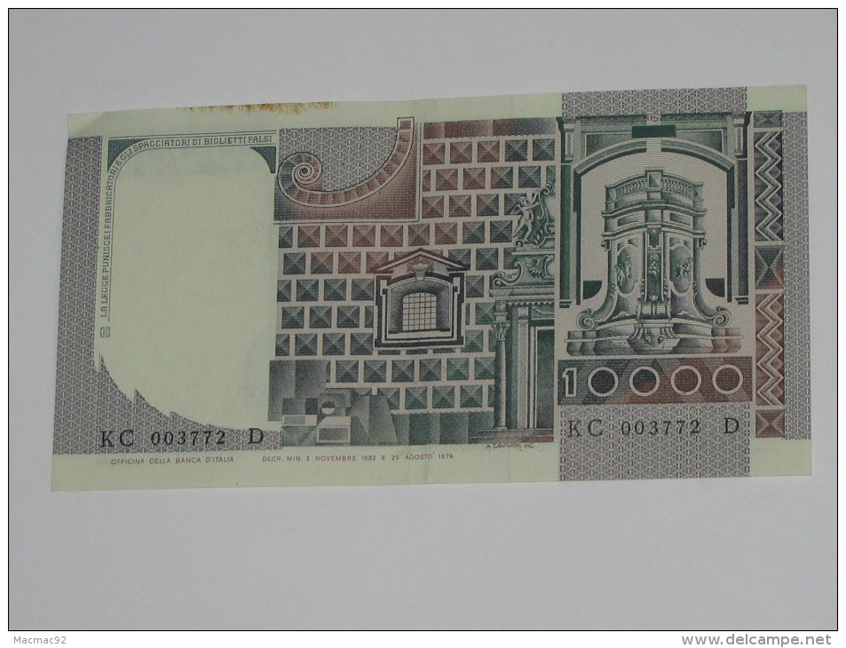 10 000 LIRE - Diecimila - ITALIE  - Banca D´Italia 1976-1984 **** EN ACHAT IMMEDIAT **** - [ 9] Collections