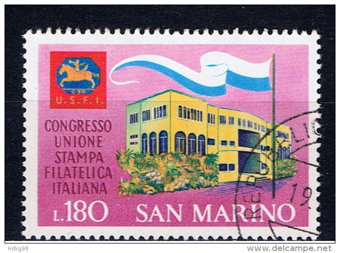 RSM+ San Marino 1971 Mi 979 Philatelistrnkongreß - Used Stamps